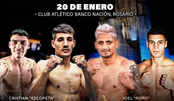 Reggiardo vs Mafauad y Daneff vs Maidana este viernes en Rosario