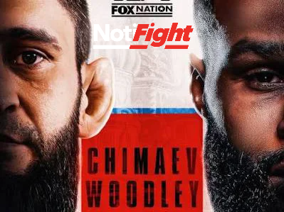 Khamzat Chimaev y Tyron Woodley / Instagram