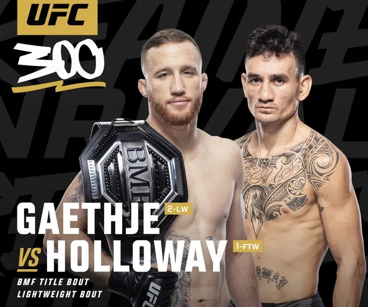 Gaethje vs Holloway por el BMF en UFC 300 del 134