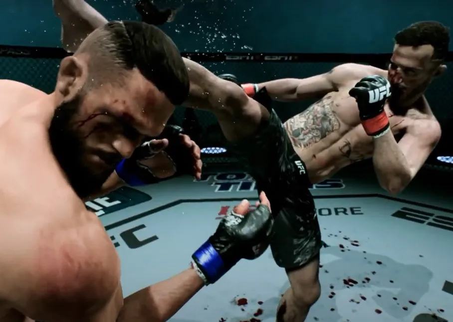 Simulación UFC 313 Justin Gaethje vs Rafael Fiziev 2