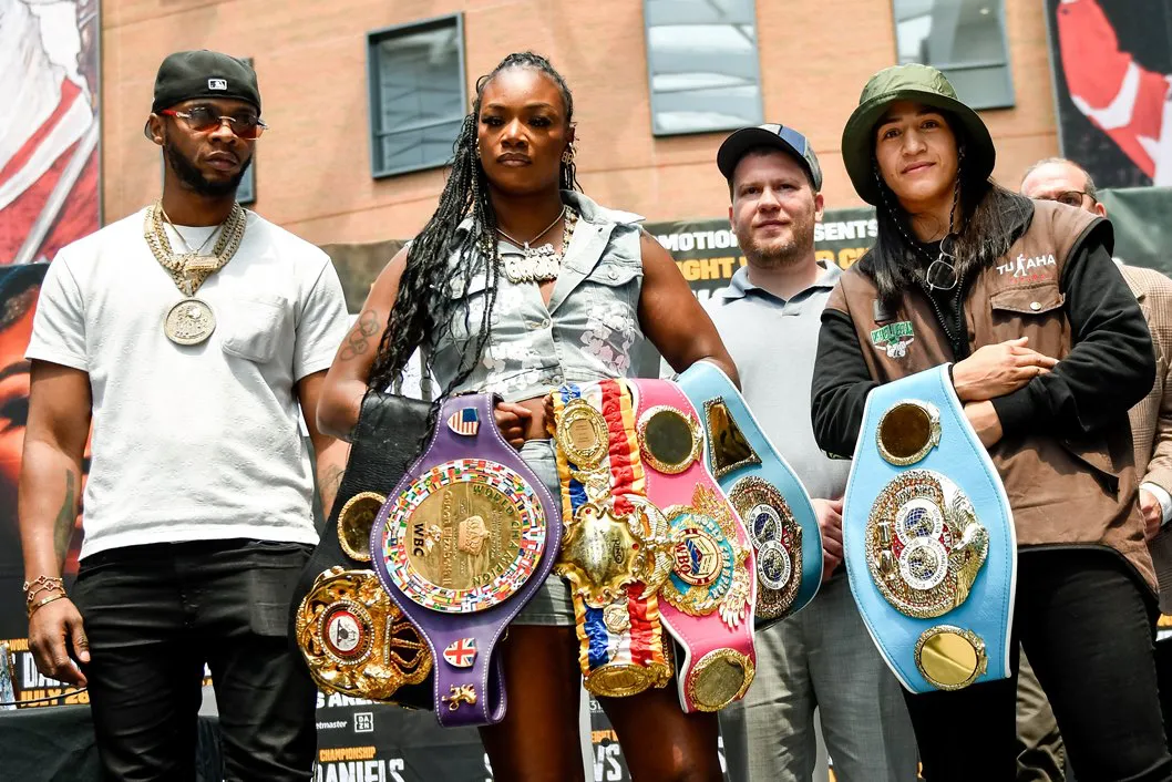 Claressa Shields vs Lani Daniels Press Conf at LCA - Detroit MI - 6.16.25- Photo x Adam J. Dewey-Salita Promotions-47