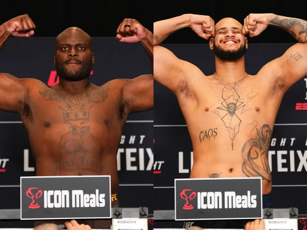 Derrick Lewis y Tallison Teixeira en peso para estelar de UFC on ESPN 70 en Nashville