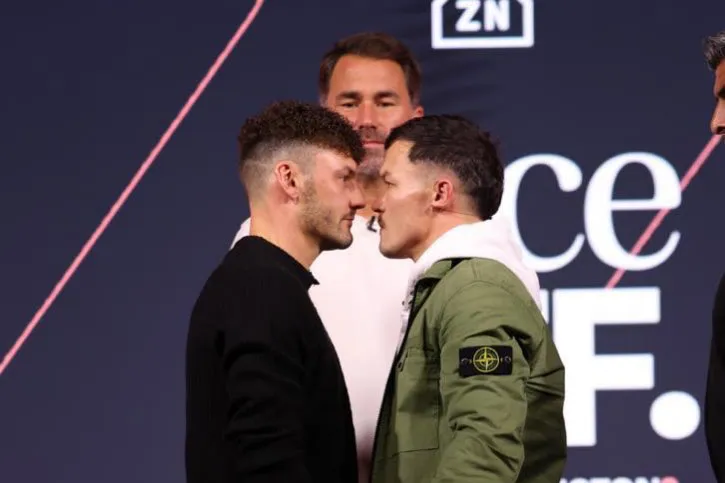 Leigh Wood y Josh Harrington