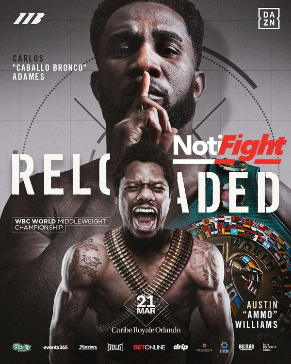 Adames vs Williams Mathroom NF Poster