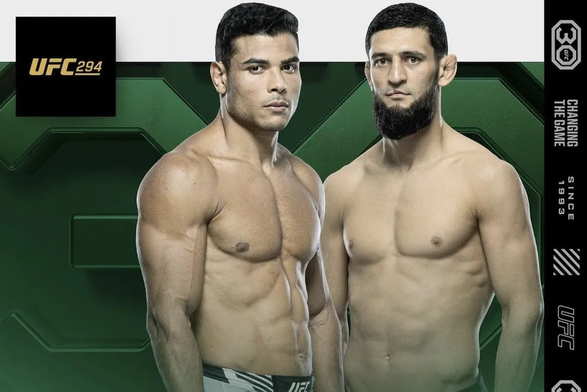 UFC confirma Costa vs Chimaev para el 2110 en Abu Dhabi