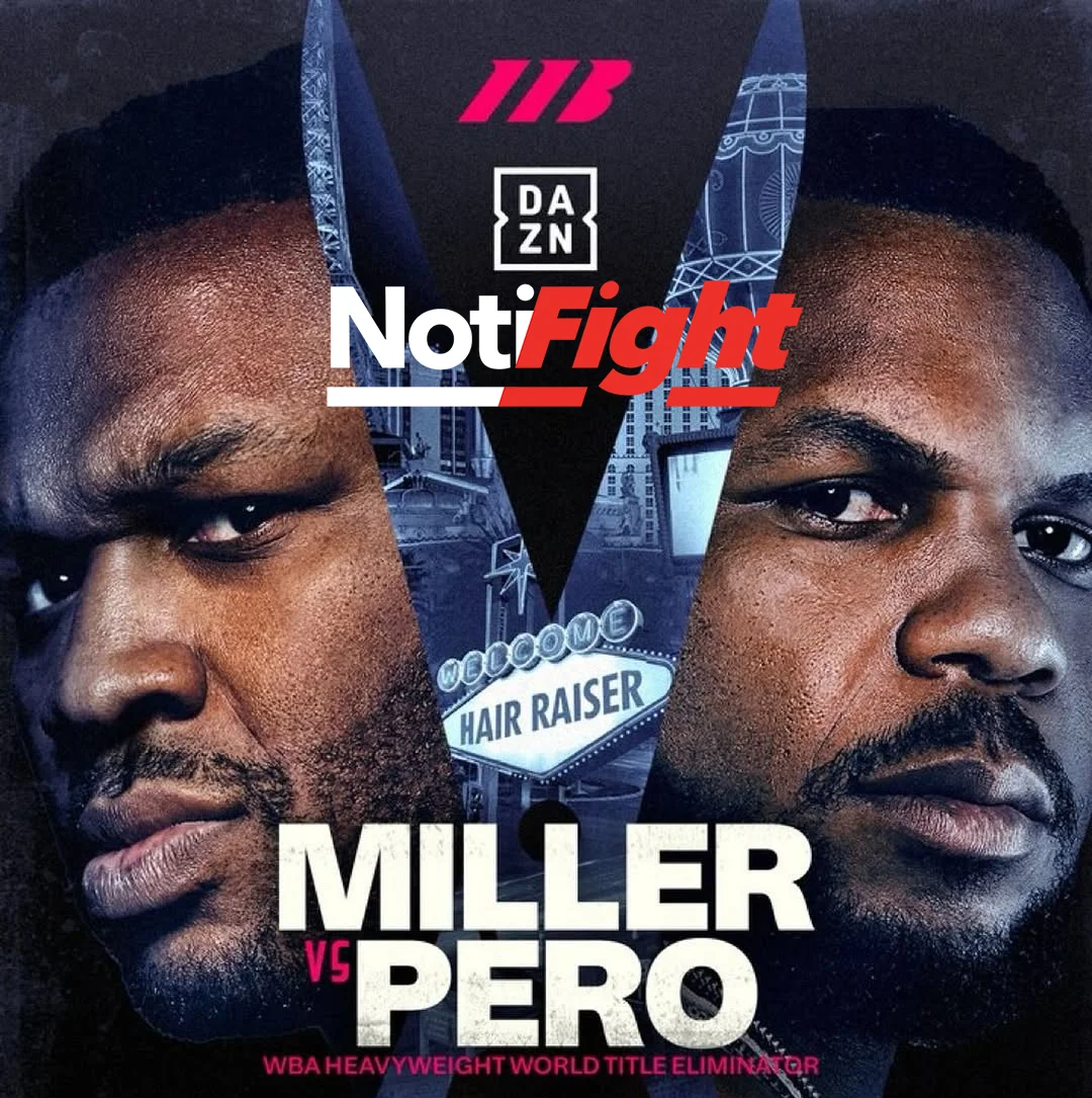Miller vs Pero Poster Matchroom NF