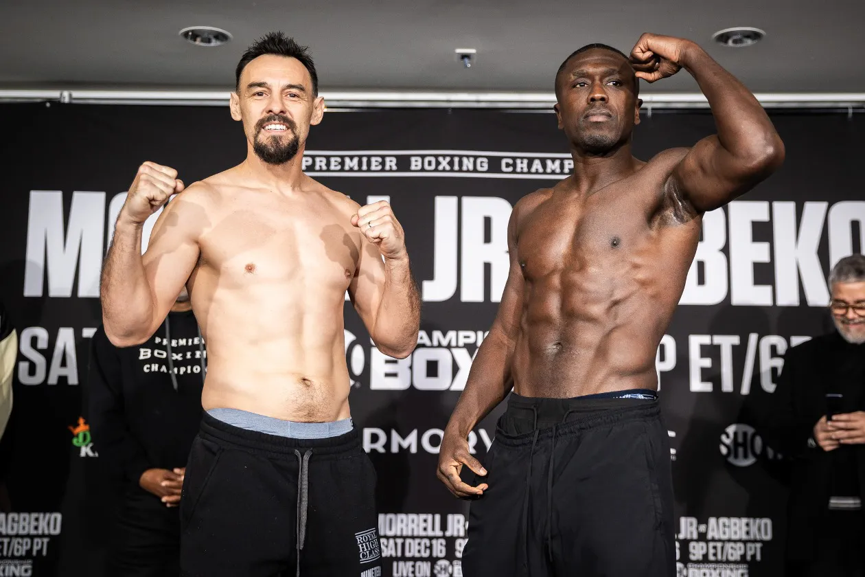 20231214 SHO - Morrell v Agbeko - MSP - Weigh In - WESTCOTT-21