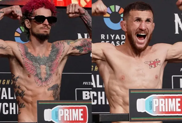 Sean O'Malley y Merab Dvalishvili cumplen peso para Noche UFC de Las Vegas