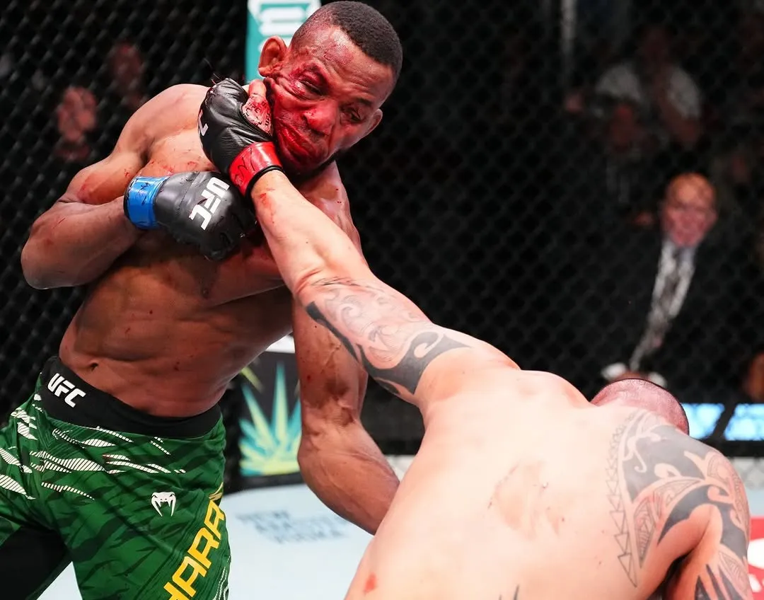 Santiago Ponzinibbio noquea a Carlston Harris en UFC Vegas 101