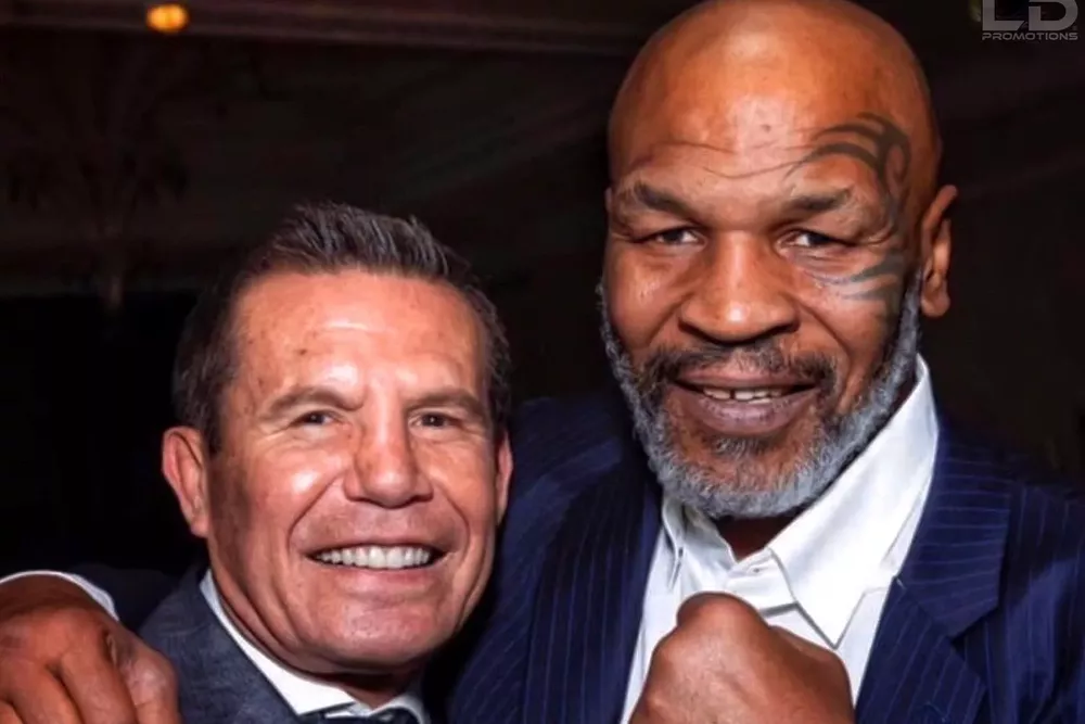 Julio César Chávez y Mike Tyson