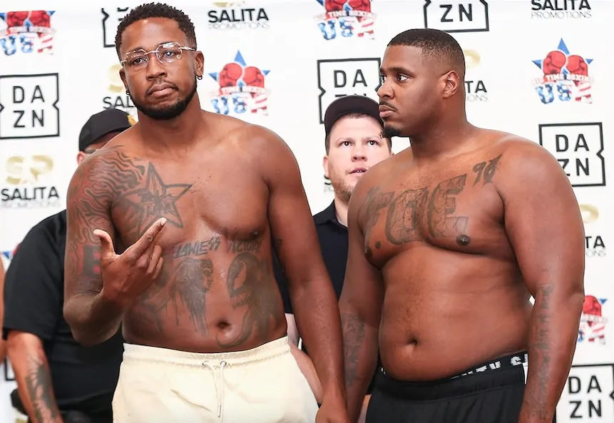 DeAndre Savage y Brandon Moore 