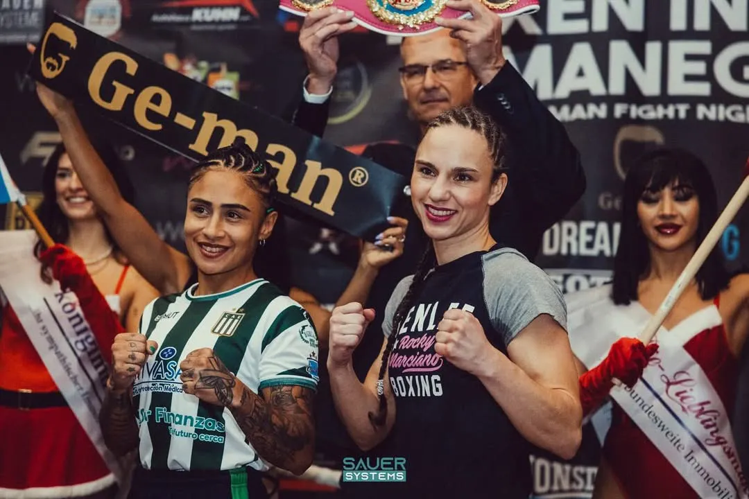 Jennifer Meza y Sarah Bormann