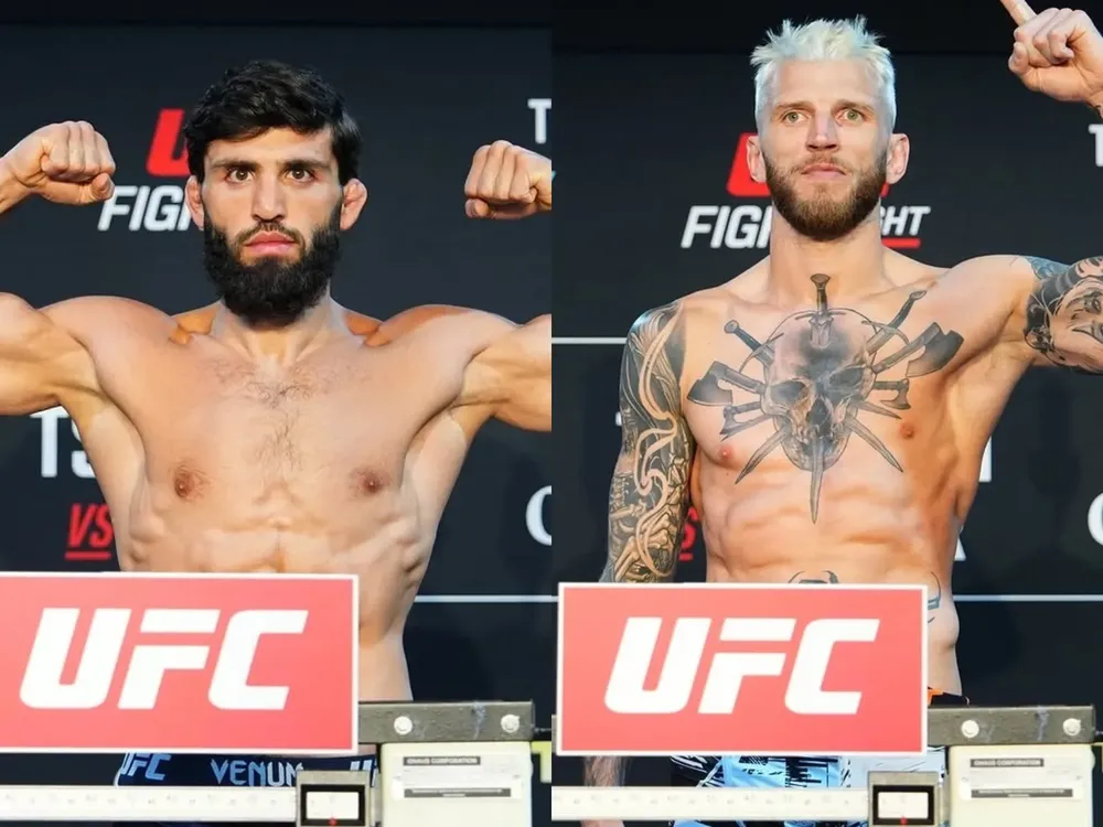 Arman Tsarukyan y Dan Hooker cumplen peso para este sábado en UFC Qatar y ESPN