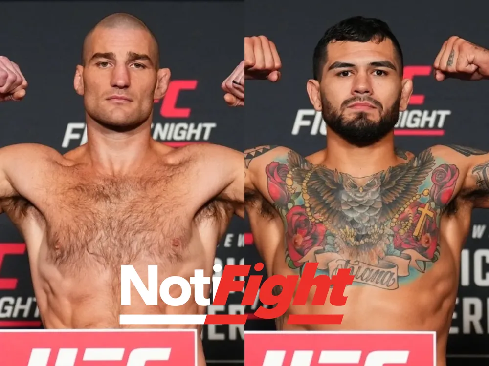 Sean Strickland y Anthony Hernandez cumplen peso para UFC Houston por Paramount