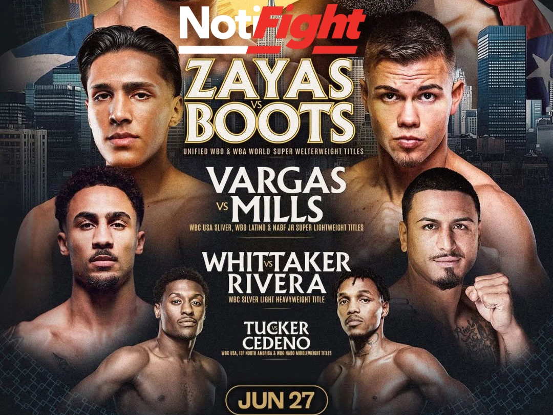 Cartelera Zayas vs Ennis