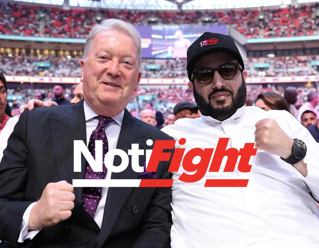 Frank Warren y Turki Alalshikh InstagramFrankWarrenOfficial NF