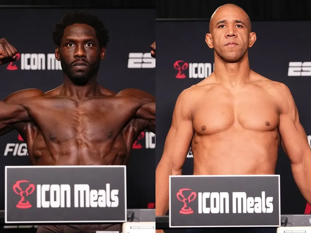 UFC Vegas 102_ Jared Cannonier 185.5 y Gregory Rodrigues 186 cumplen peso