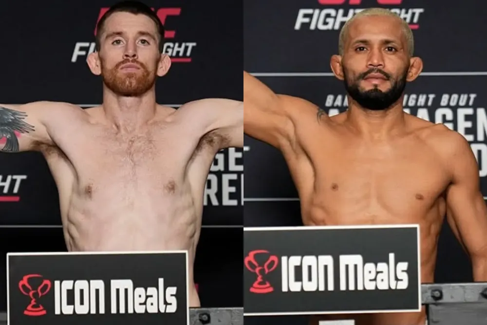 Cory Sandhagen y Deiveson Figueiredo cumplen peso para UFC on ESPN 67 de Iowa