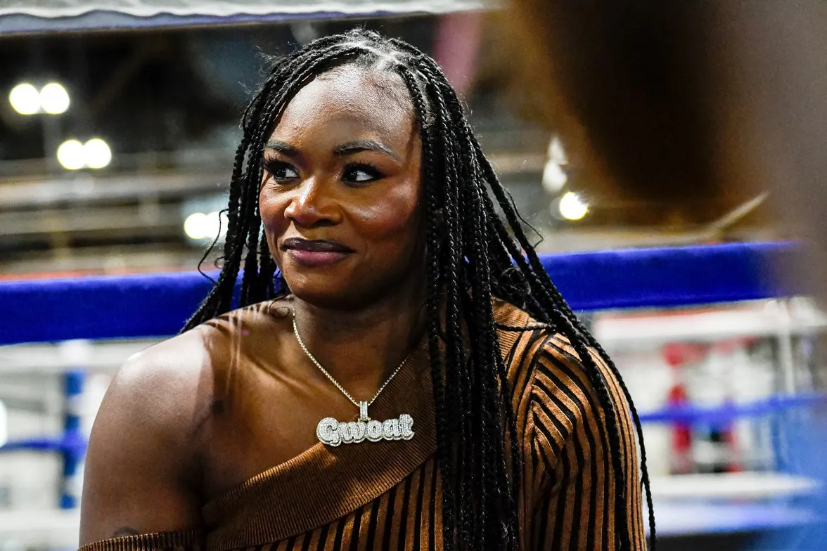 Claressa Shields vs Danielle Perkins Media Workout - 1.7.2024 - Photo x Adam J. Dewey-Salita Promotions-21