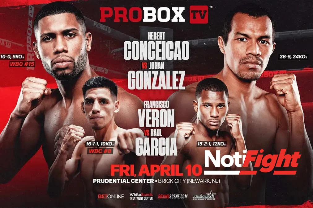 Hebert Conceição vs Johan González Poster ProBox TV NF