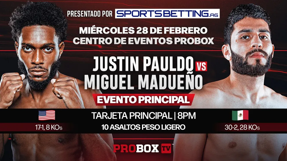 Justin Pauldo vs Miguel Madueño