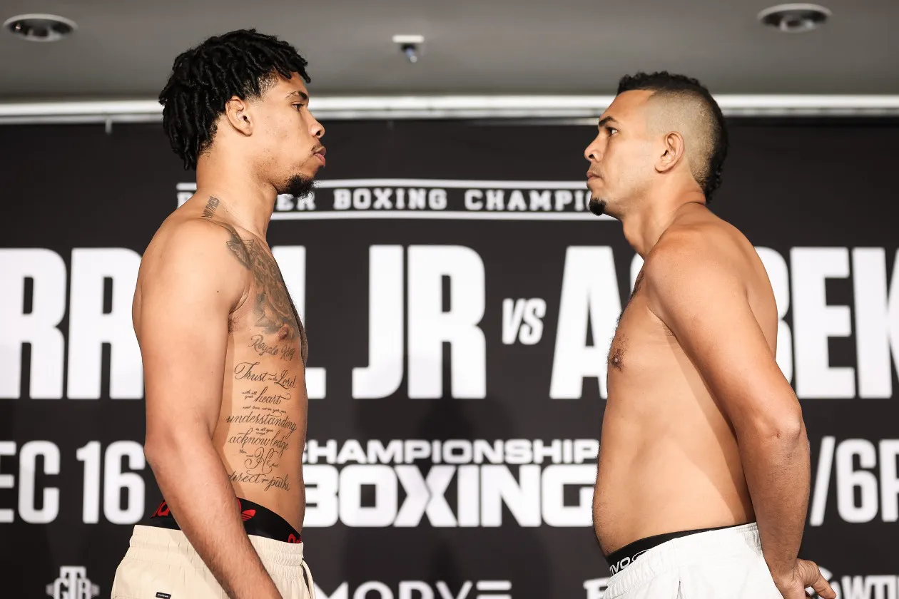 20231214 SHO - Morrell v Agbeko - MSP - Weigh In - WESTCOTT-3