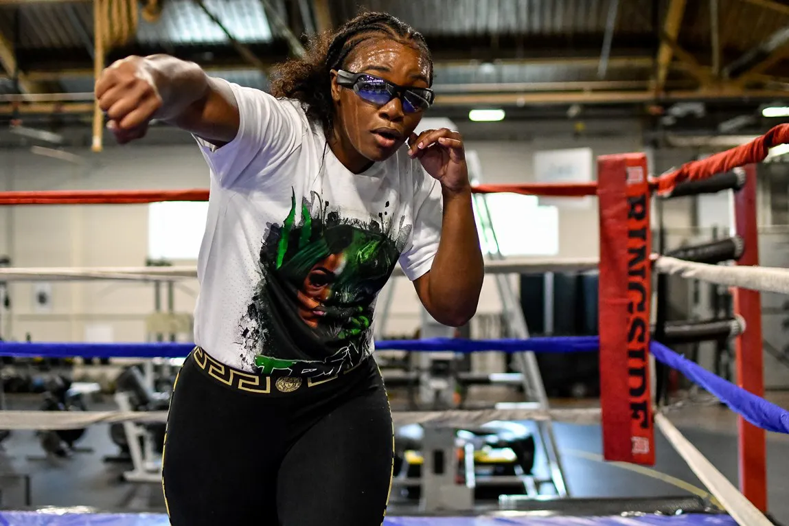 Claressa Shields Media Workout - 6.11.2024 by Adam J. Dewey-Salita Promotions-9