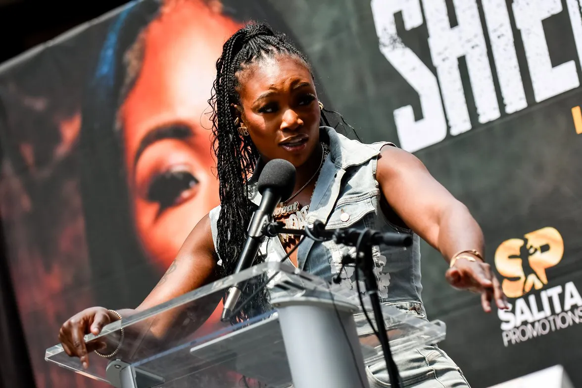 Claressa Shields vs Lani Daniels Press Conf at LCA - Detroit MI - 6.16.25- Photo x Adam J. Dewey-Salita Promotions-33