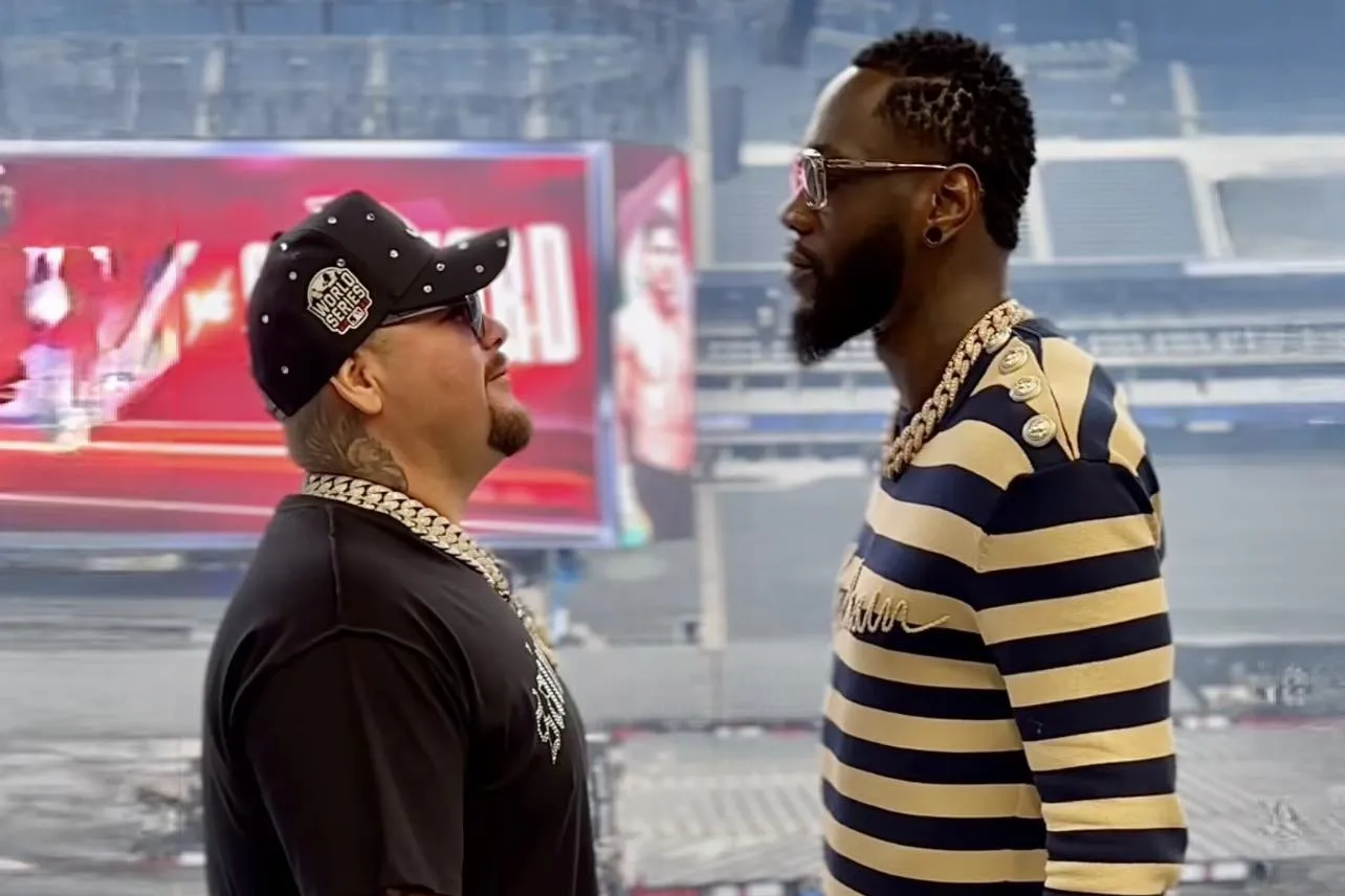 Andy Ruiz y Deontay Wilder InstagramAndyRuiz