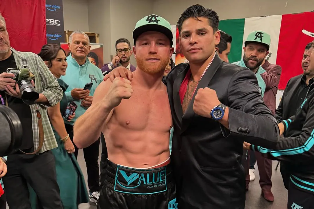 Canelo Alvarez y  Ryan Garcia