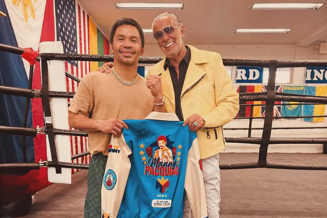 Manny Pacquiao y Jeff Hamilton