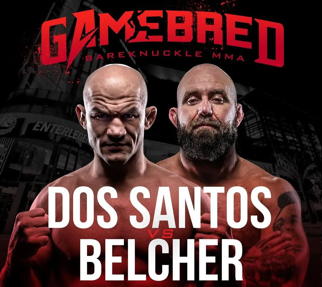 Dos Santos vs Belcher por el inaugural pesado de Gamebred Bareknuckle MMA el 0203