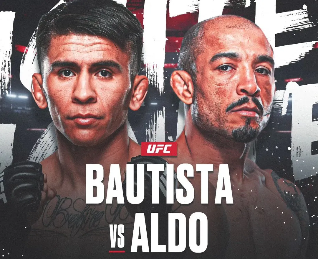 Jose Aldo vs Mario Bautista en UFC 307 de Utah por ESPN PPV