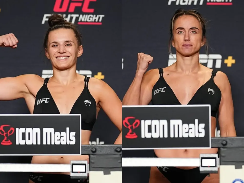 Erin Blanchfield 125 y Maycee Barber 126.5 listas para UFC Vegas 107 y ESPN