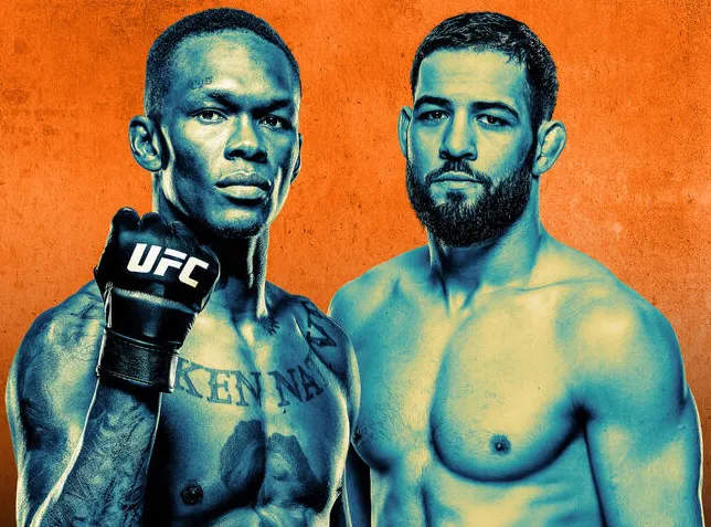 Israel Adesanya vs Nassourdine Imavov el sábado 251 en Riyadh y ESPN+