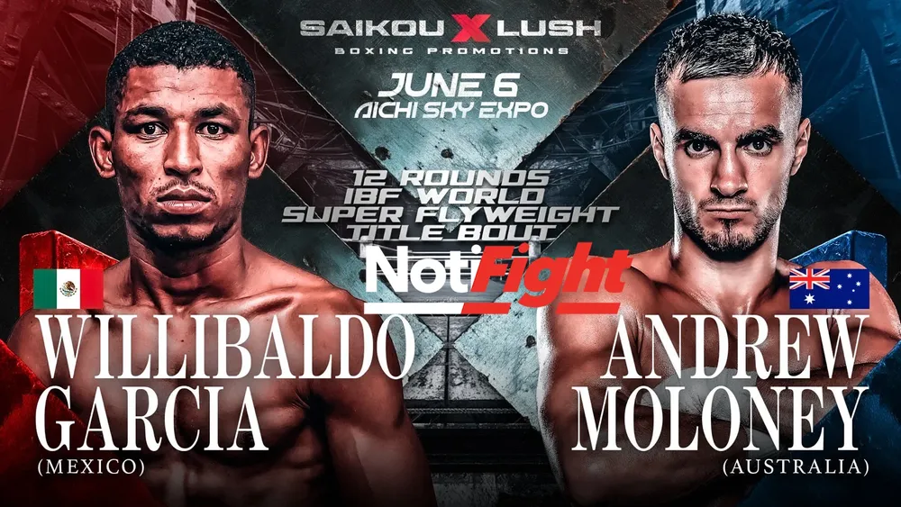 Garcia vs Moloney Saikou X Lush Poster NF