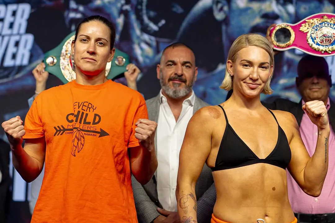 Mikaela Mayer y Mary Spencer Pesaje