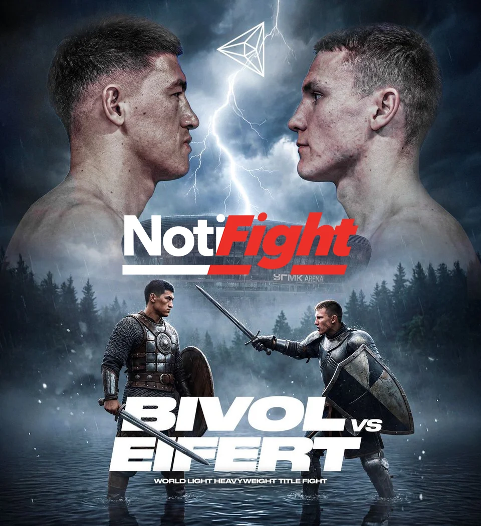 Dmitry Bivol vs Michael Eifert Poster Matchroom NF