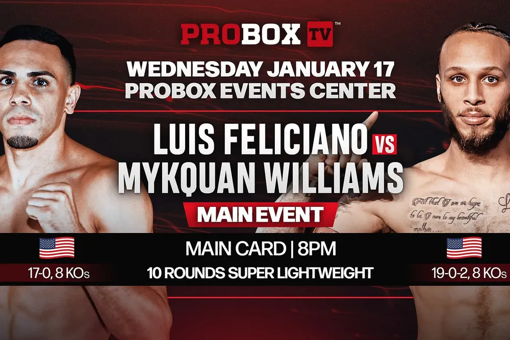 Luis Feliciano vs Mykquan Williams