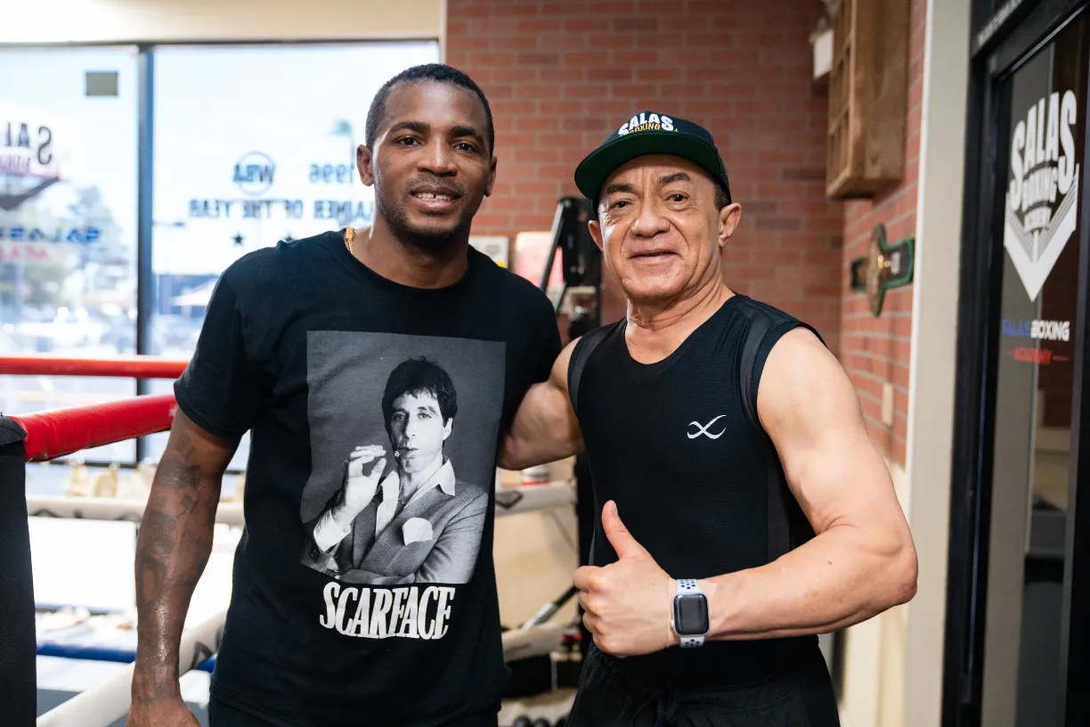 Erislandy Lara Camp Visit - 08.13.24_09_14_2024_Training camp