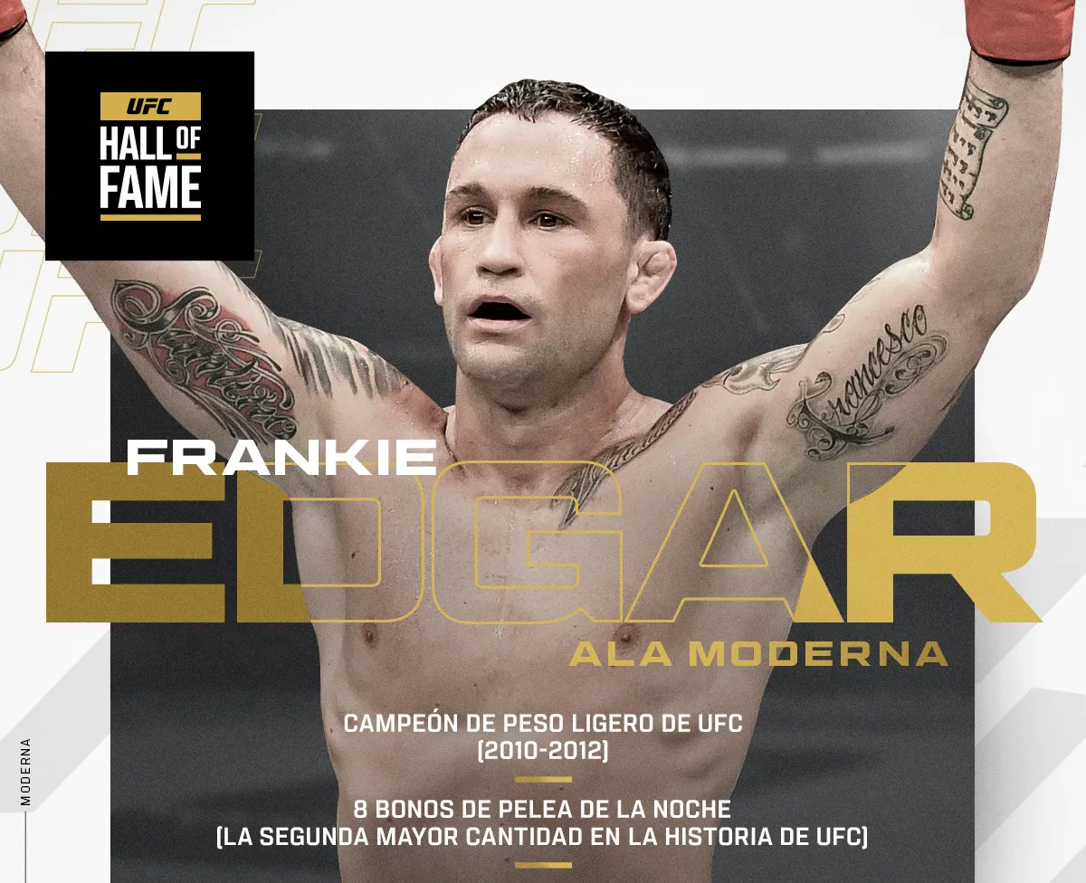 Frankie Edgar exaltado al Salón de la Fama de UFC en 2024