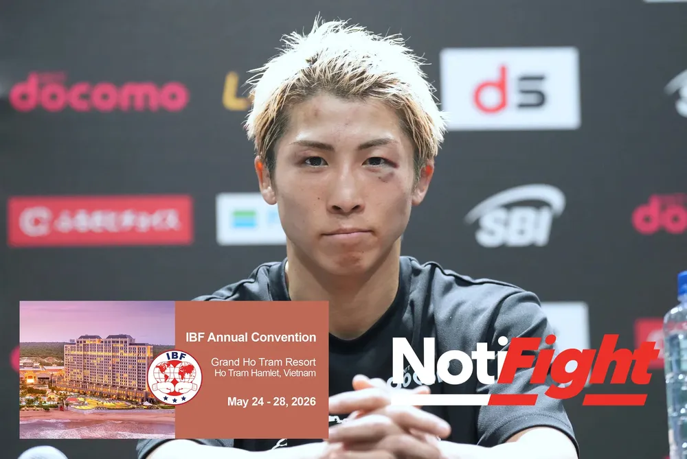 Naoya Inoue IBF Convention 2026 Naoki Fukuda NF