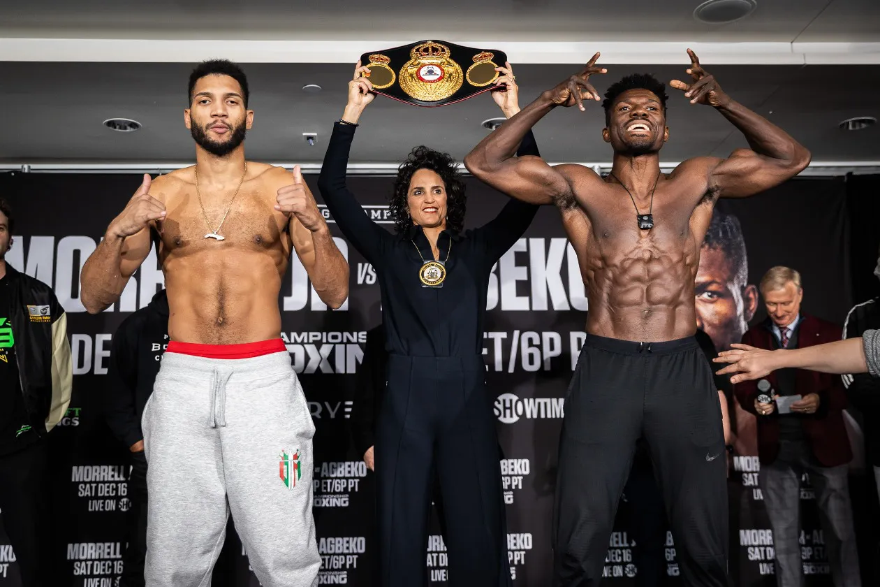 20231214 SHO - Morrell v Agbeko - MSP - Weigh In - WESTCOTT-37