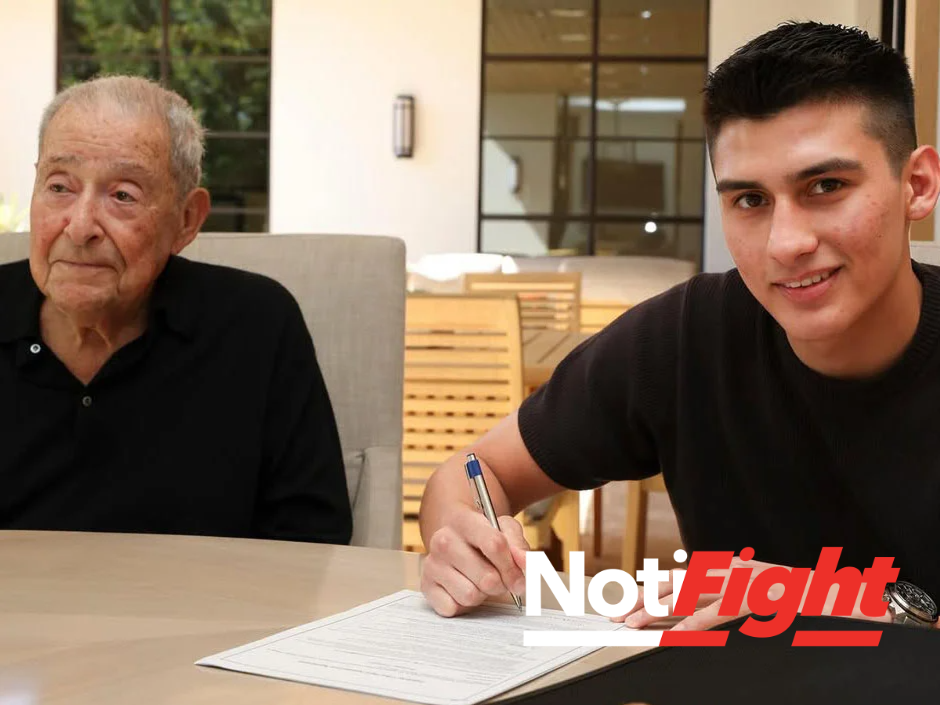 Bob Arum y Sammy Contreras