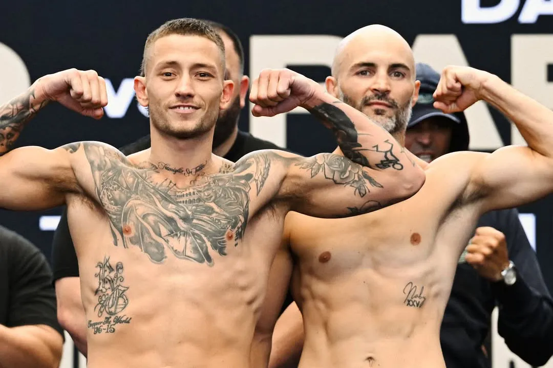 Liam Paro vs David Papot Pesaje