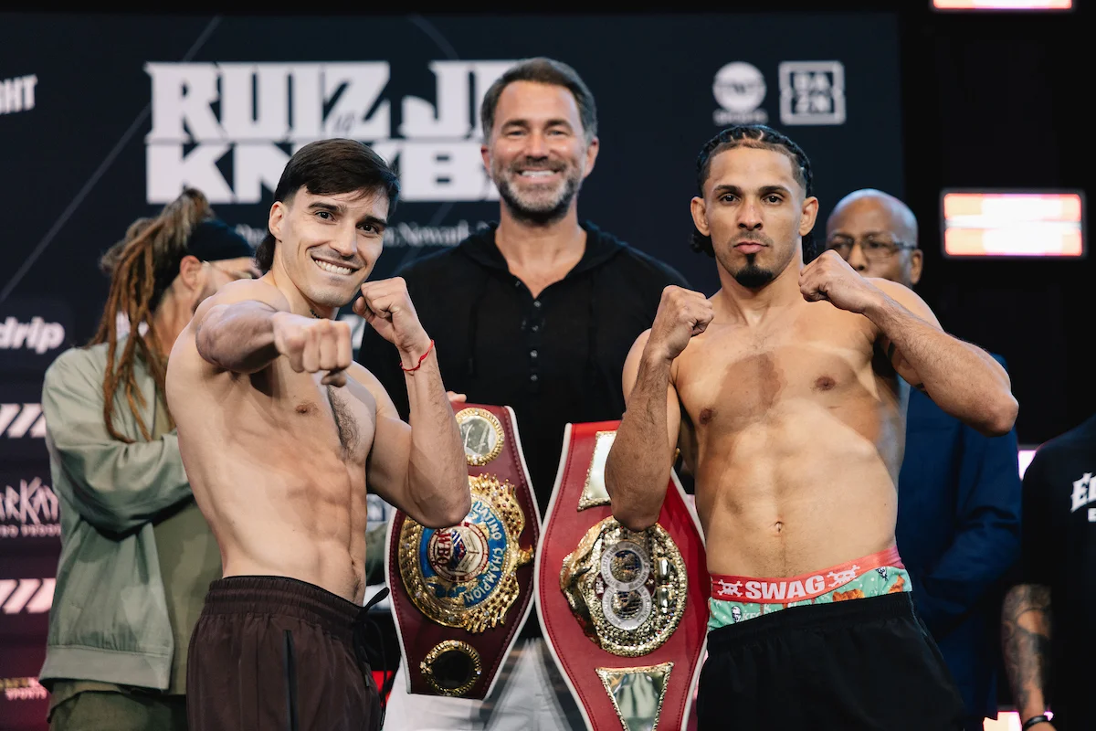 Ruiz vs Knyba weigh ins-46