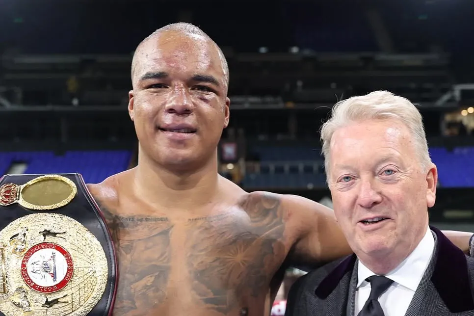 Fabio Wardley y Frank Warren