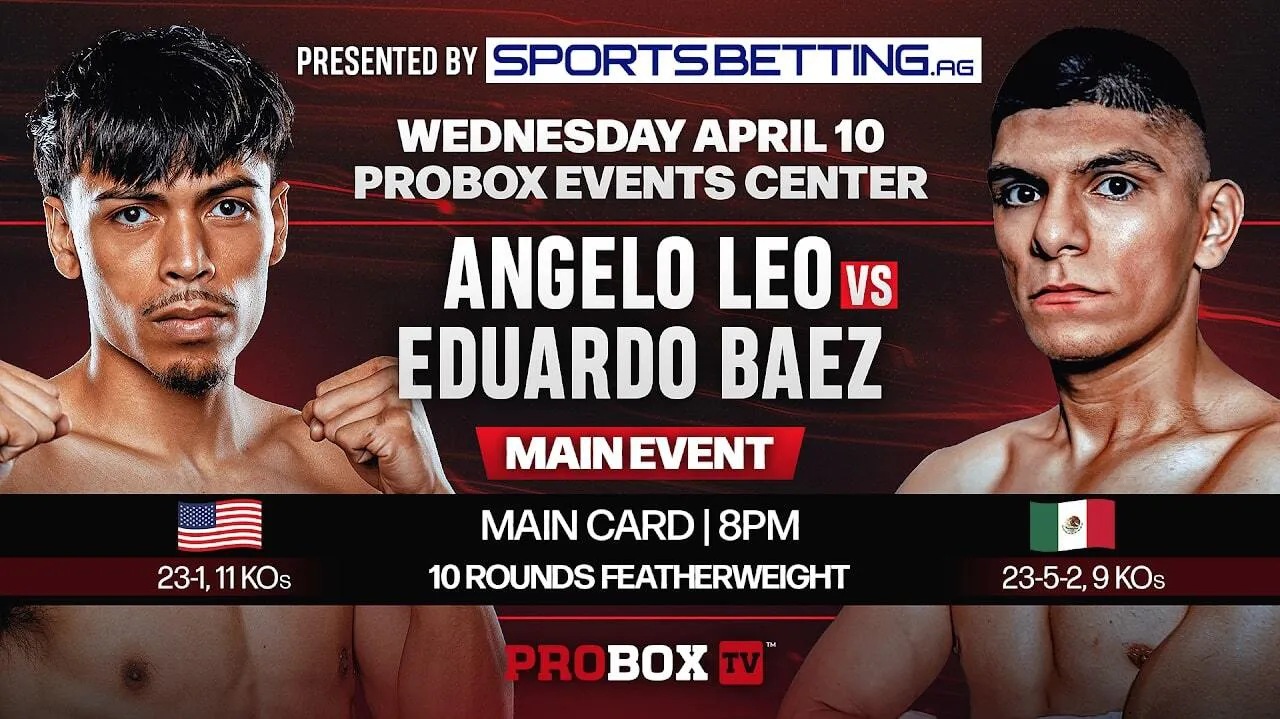 Angelo Leo vs Eduardo Báez