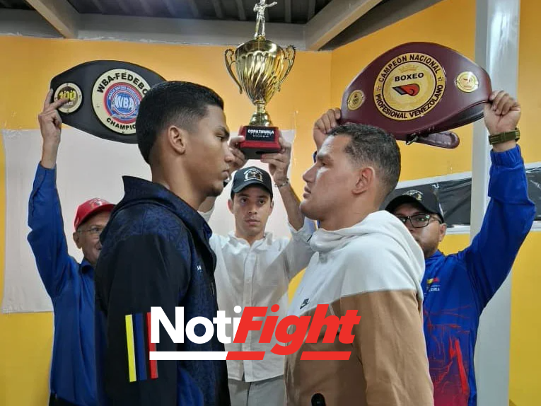 Jeremy Álvarez y Kelvinyer Salazar / Foto: Julianis Caldera - NotiFight