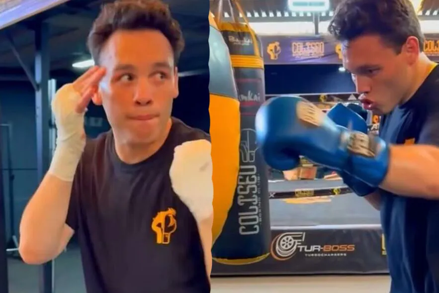 Chavez Jr. Entrenando ColiseoBoxingClub